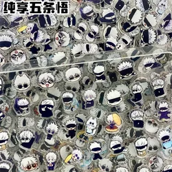 60pcs Random Style Anime Jujutsu Kaisen Gojo Satoru kawaii Figure Mini Acrylic Model Cute Desk Decor Prop Gift