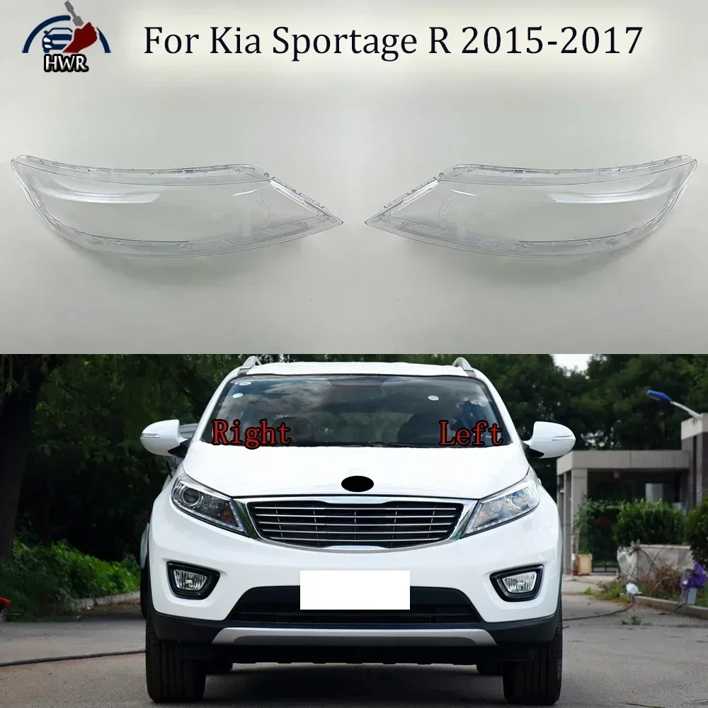 

Прозрачная крышка фары, маска для фар, корпус лампы из плексигласа, замена оригинальных линз для Kia Sportage R 2015 2016 2017
