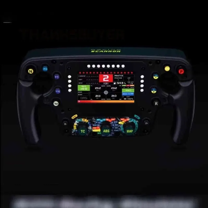 عجلة قيادة ECANNON ECF2 لتوجيه لعبة Logitech/Fanatec/Thrustmaster/ Moza/PXN/CAMMUS F1