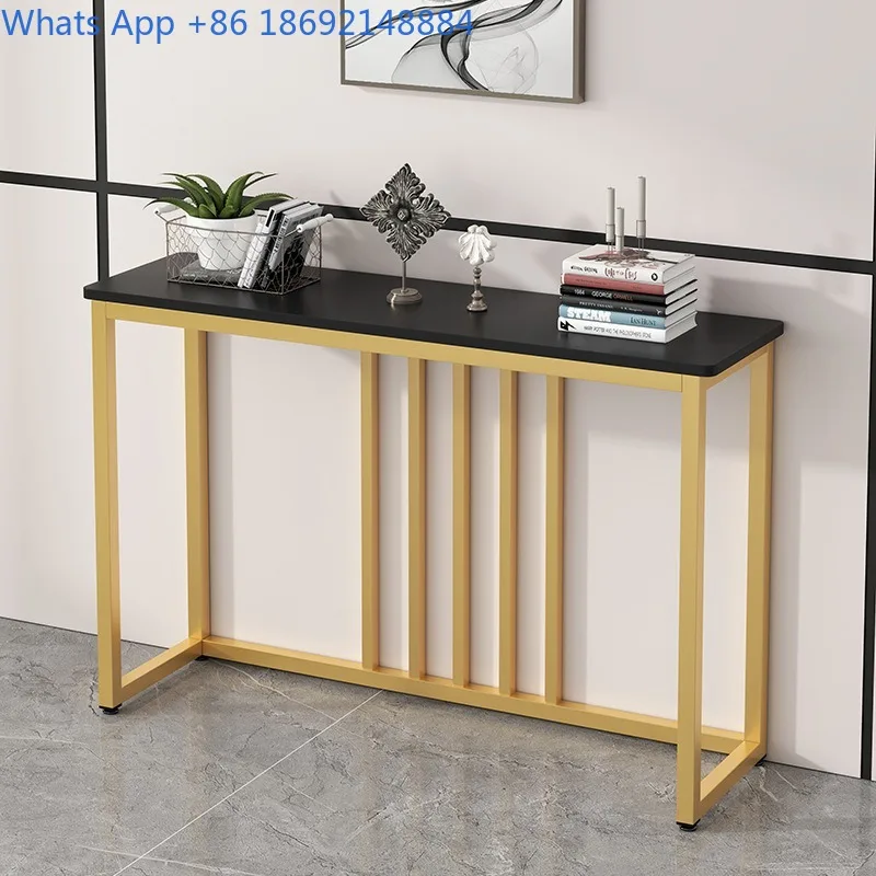 Light Luxury Modern Entryway Table Entryway Console Minimalist Wall Side Table Entryway Shelf Sideboard