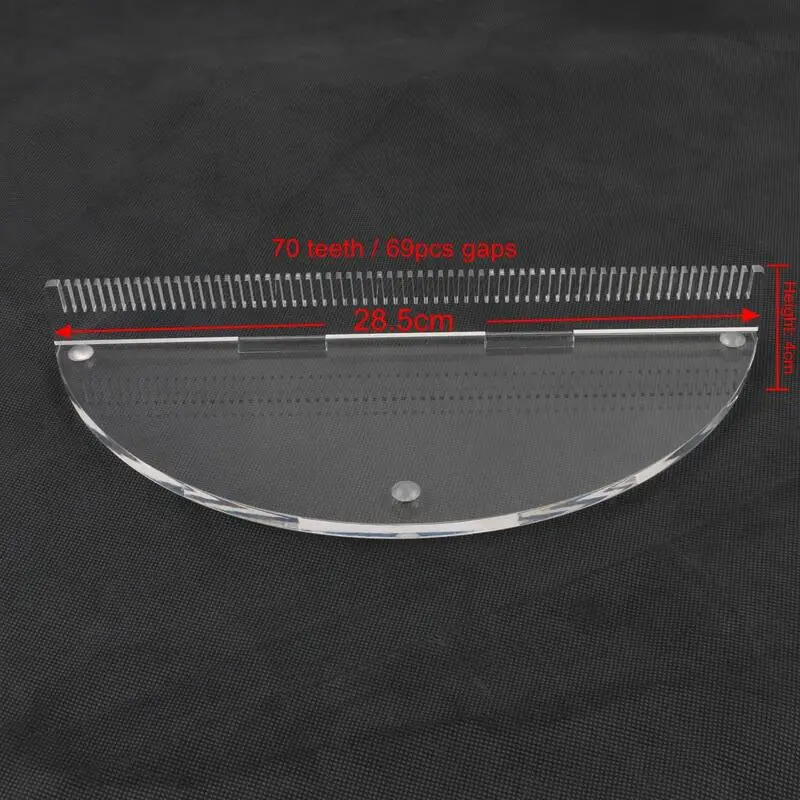 Transparenter Haarstationsständer aus Acryl