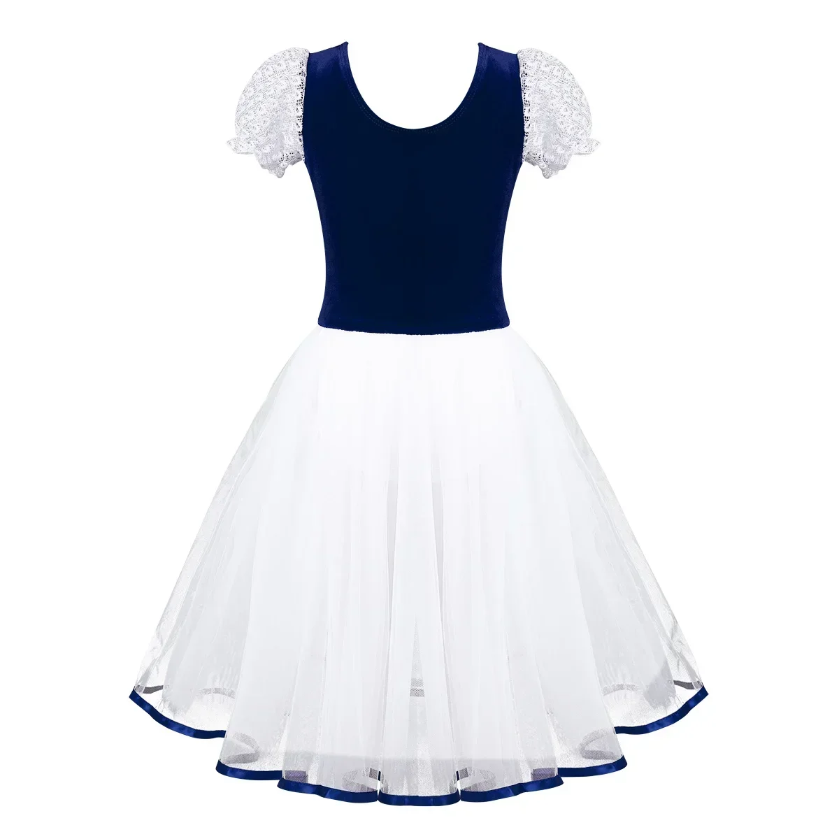 Romântico tutu giselle trajes de balé criança meninas velet longo tule patinação vestido bailarina ginástica collant patinação artística vestido