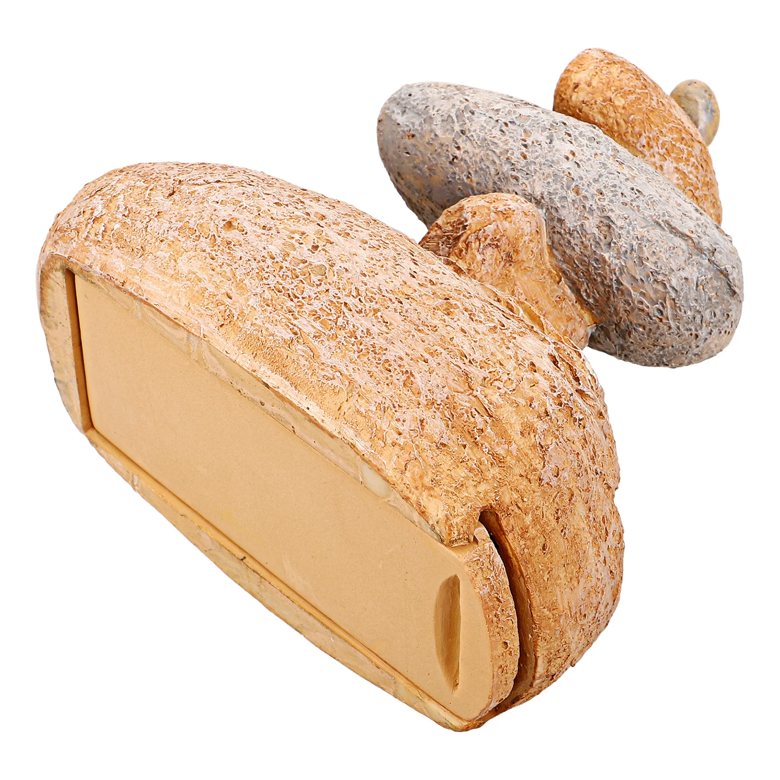 Садовая смола, каменный ящик для хранения ключей, уличный скрытый держатель для ключей, устойчивый к атмосферным воздействиям, прочный декоративный ящик для хранения в саду