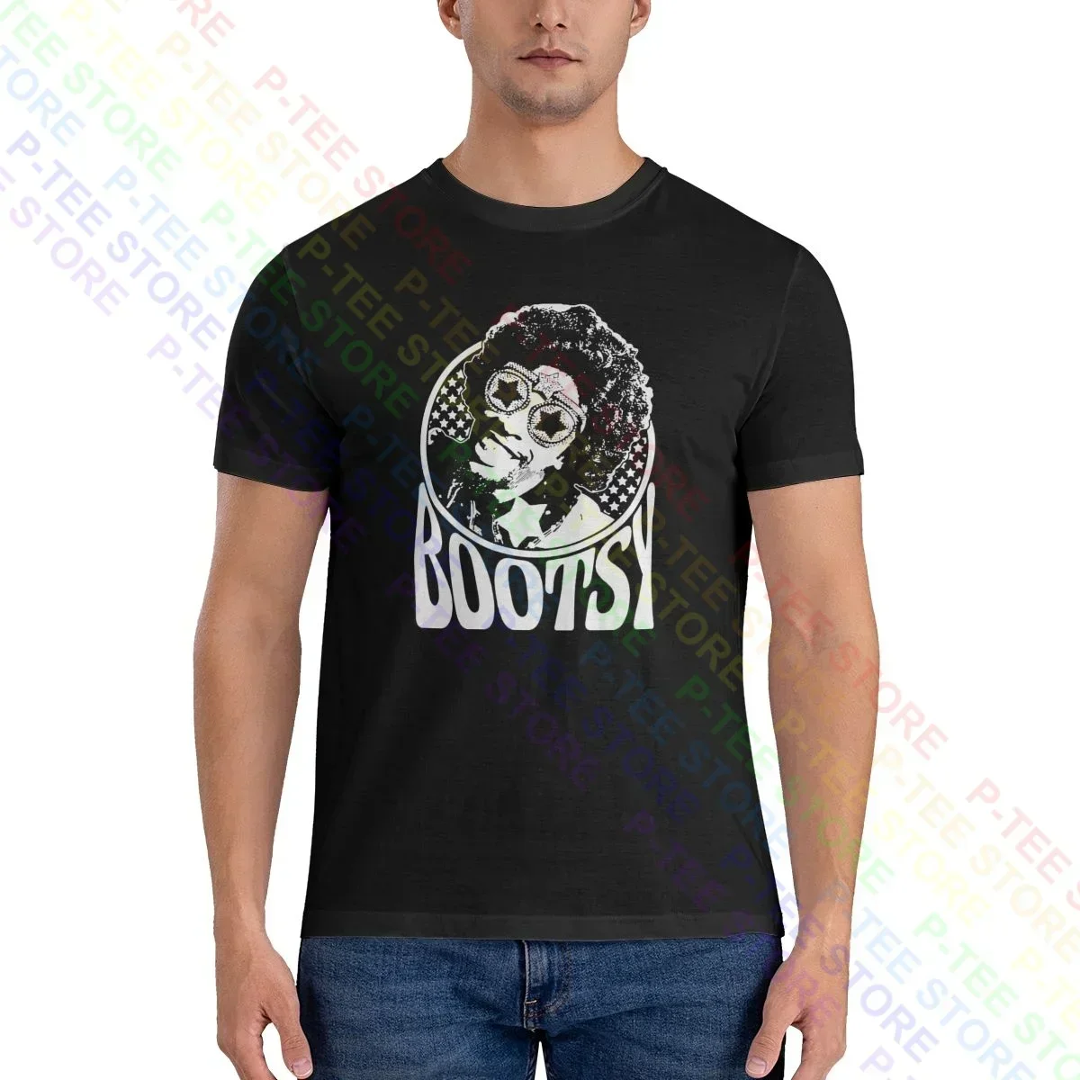 Bootsy Collins Parlamento Funkadelic Tribute Camisa Camiseta Melhor Algodão Novidade Camiseta de Venda Quente