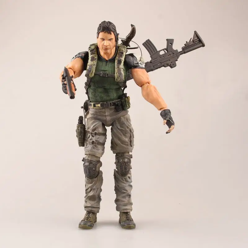 Resident Evil Anime Figure Chris Redfield Figures joint movable PVC Statue Collectible Model Desk Decoration Car Ornament Toys