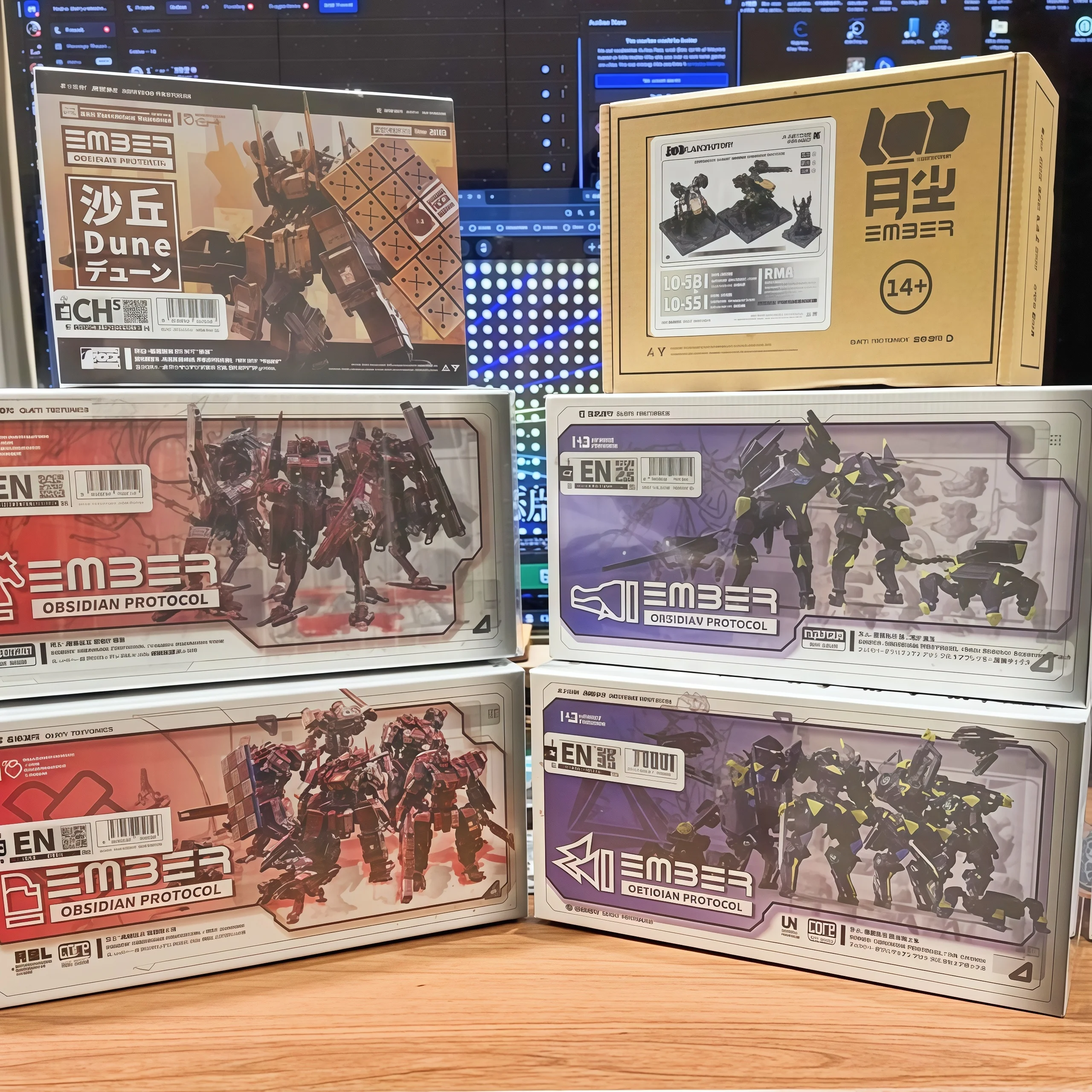 Ember: Obsidian Protocol Revival Development League Core Pack с дополнением Iron Cavalry, двуязычное издание (китайский/английский)