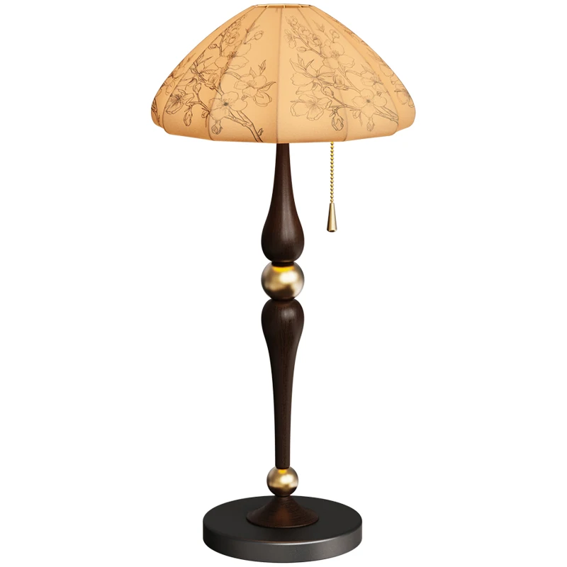 

Прикроватная люстра для спальни, светодиодная ретро, полный спектр, защита глаз, цветок пиона, кабинет, лестница, проход, светильник