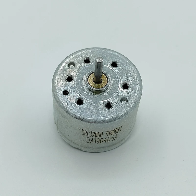 RC320SH RF-320CH Mini 24mm Electric Motor DC 6V 12V 15V 18V 24V 9500RPM Micro Mute Round Spindle Motor DIY Hobby Toy Sweeper