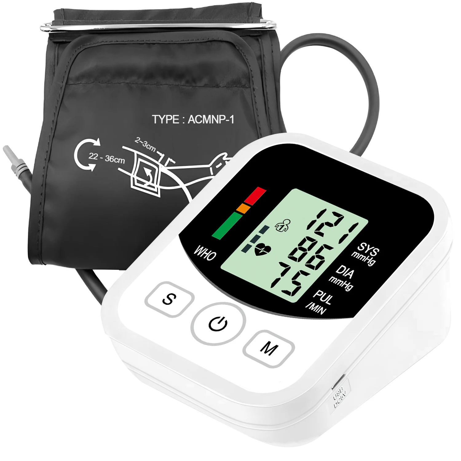 monitor-de-pressao-arterial-digital-esfigmomanometro-automatico-tensiometro-tonometro-para-uso-medico-em-casa-medidor-de-frequencia-cardiaca-e-pulso