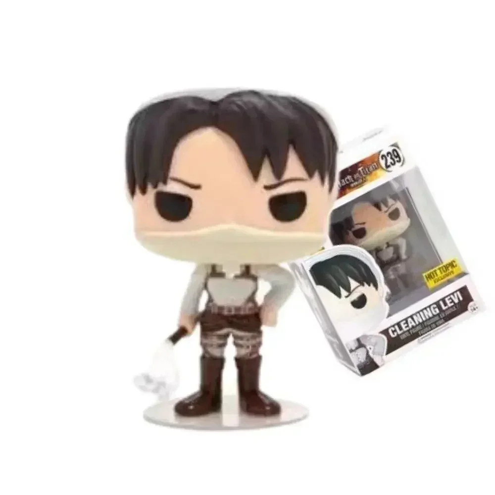 Hete Nieuwe Aankomst Animatie Aanval Op Titan Levi Mikasa Eren 1169 # Action Speelgoedfiguren Vinyl Figuur Verzamelbare Model Speelgoed