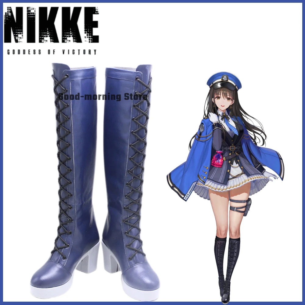 

Game NIKKE Diesel Cosplay Shoes heels High Boots Props Combat Shoes Women Diesel Role Play Halloween Custom Made