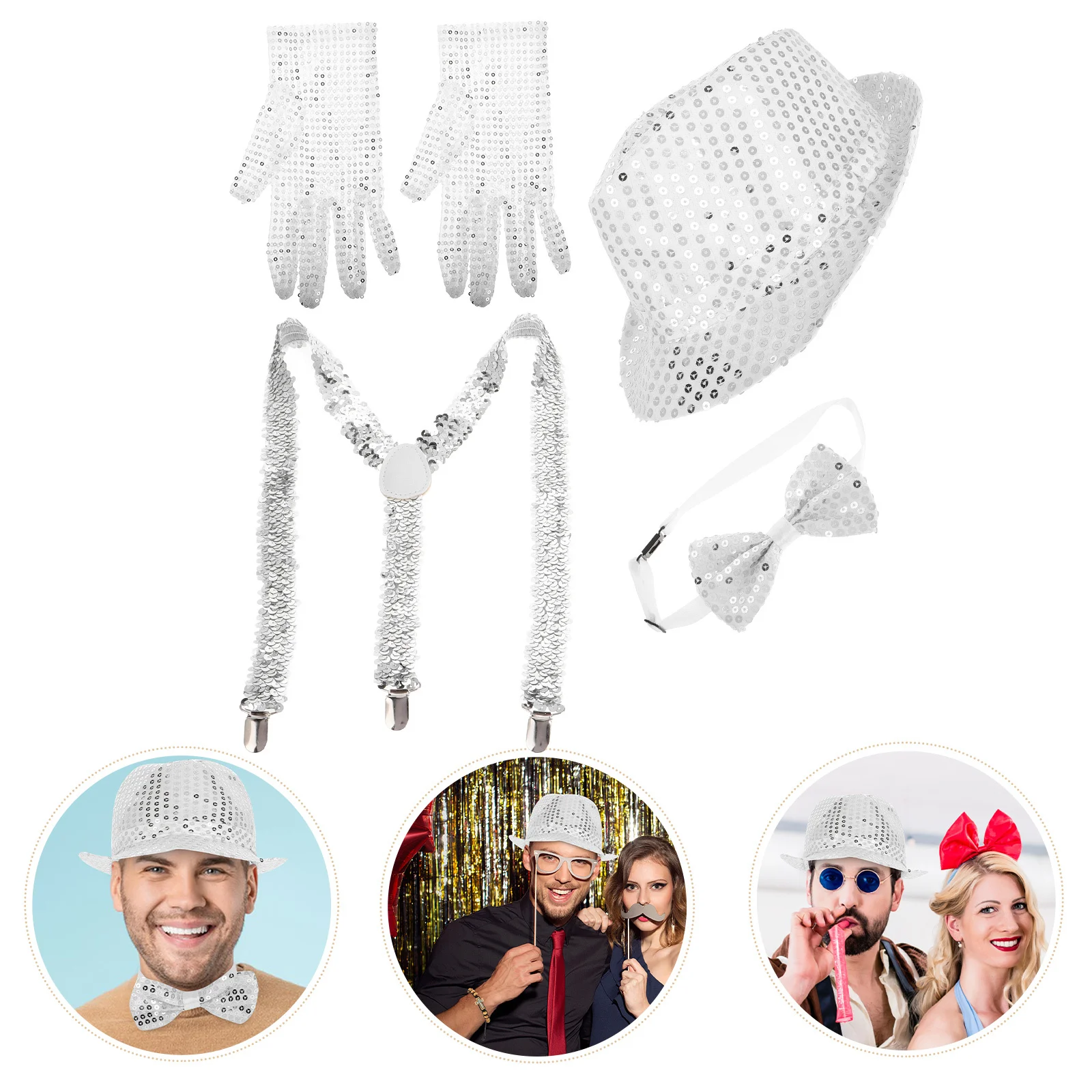 

Диско-карнавальная вечеринка, шляпа-федора с блестками, серебряная, блестящая, привлекательная, легкая, удобная, для дня рождения, свадьбы, ночного клуба, мероприятий