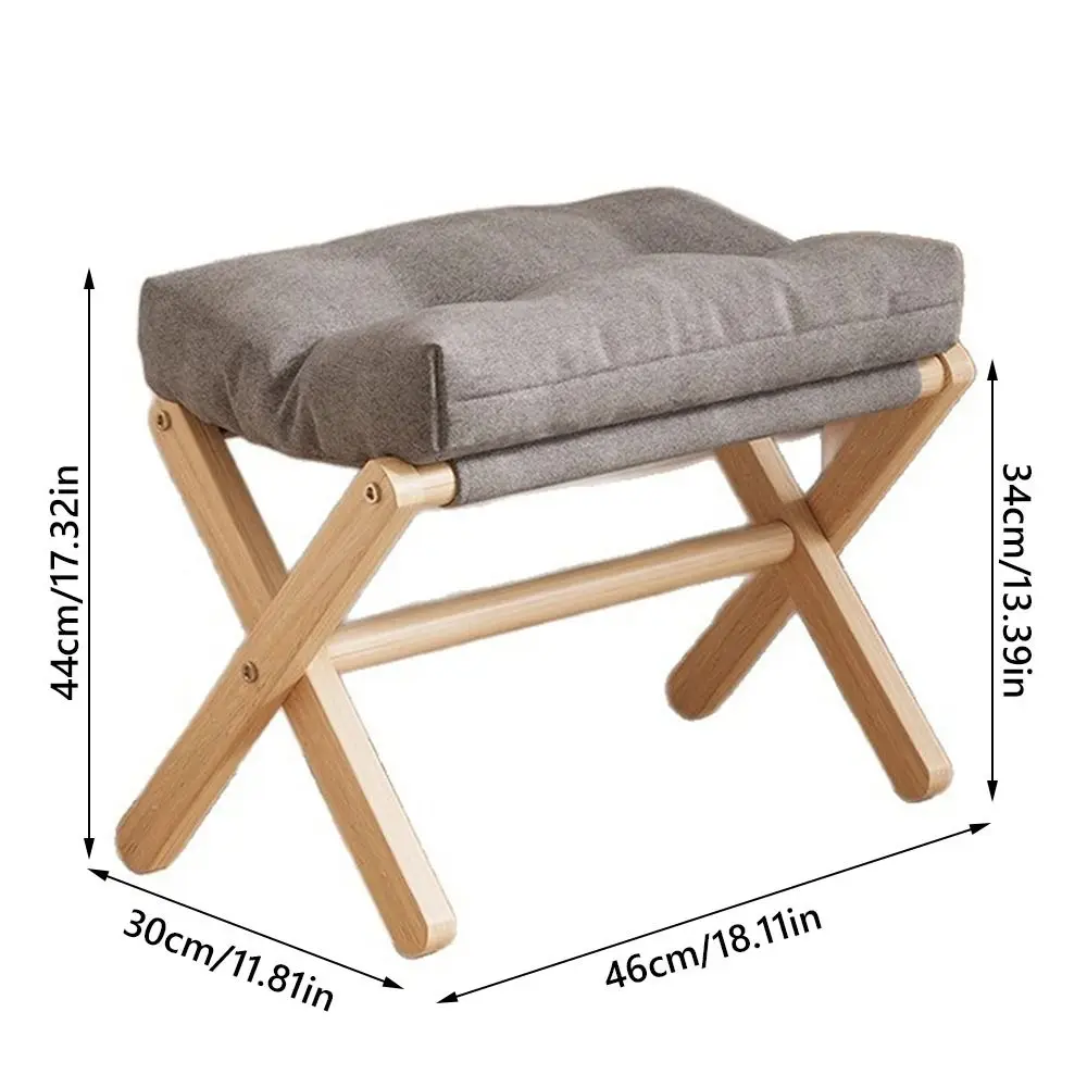 مسند قدم مخملي ناعم، غطاء قابل للإزالة، مسند قدم ناعم من الخشب الصلب، أريكة قماشية قابلة للغسل، استراحة غداء للمكتب العثماني #6