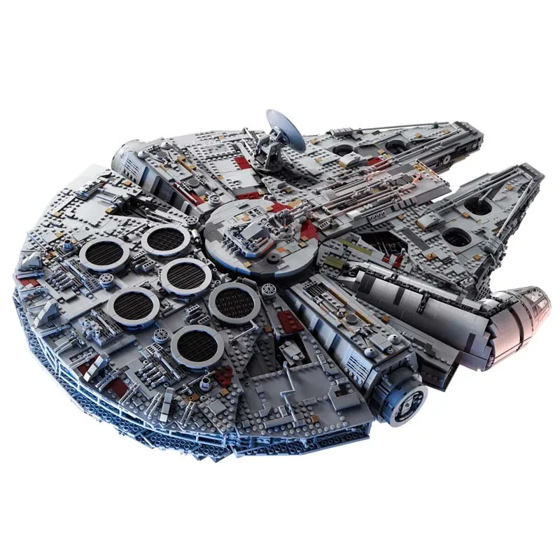 7541PCS Falcon Ship Building Blocks Bricks Model Compatible 75192 Birthday Toys Gifts 05132