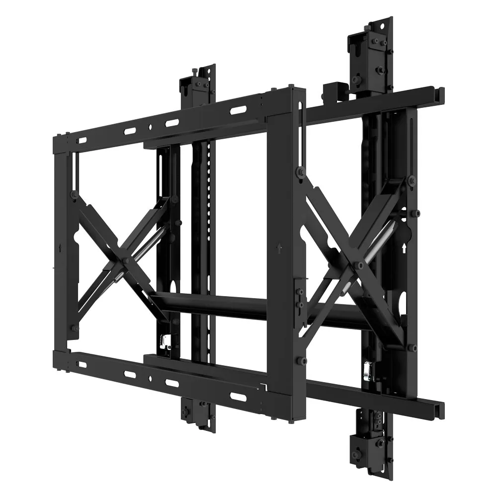 Custom Hydraulic Video Wall Mount Bracket, Front Maintenance Seamless Splicing TV Bracket for 55/65/75/85 Inch LCD Screen