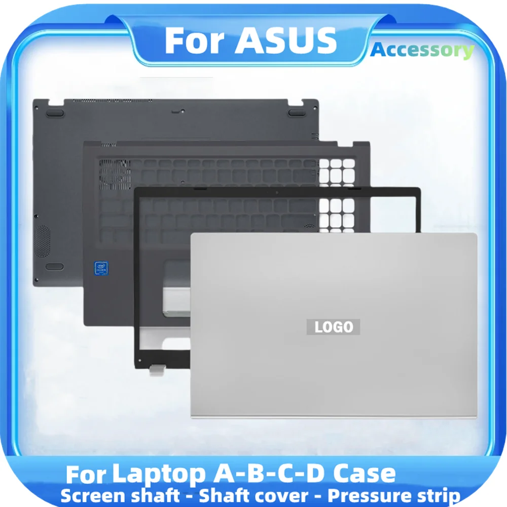 

New A Case For Asus X515 X515DA X515JP F515MA V5200E V5200J LCD Back Cover Front Bezel Hinges Palmrest Bottom Case