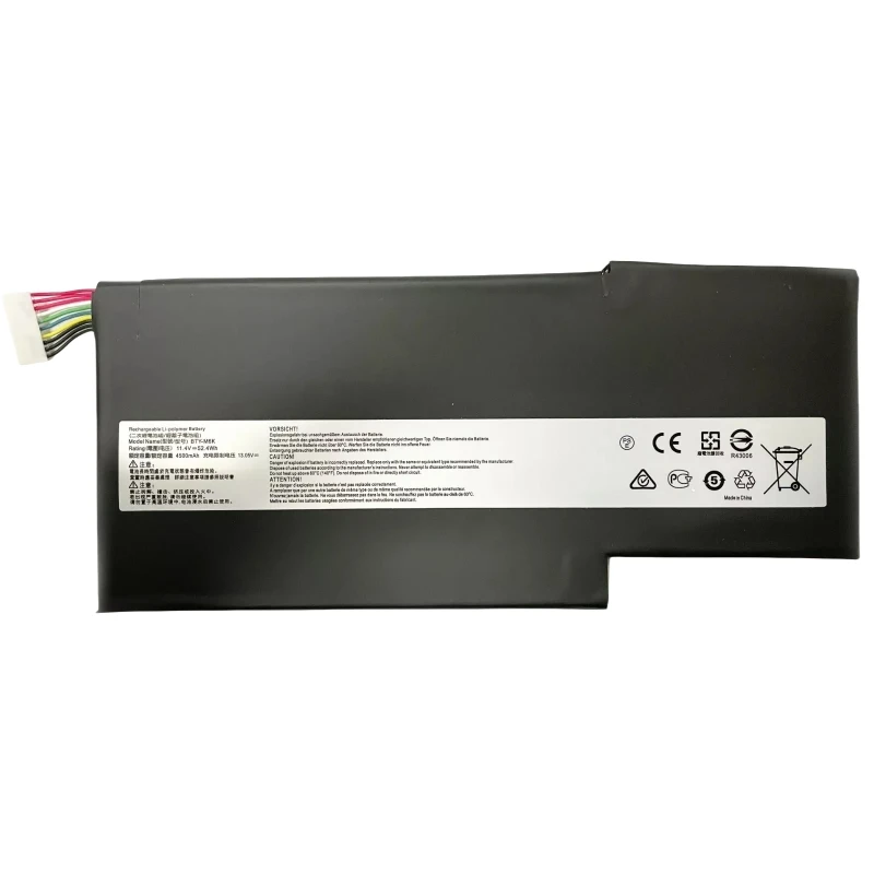 11.4V 52.4Wh 4600mAh New Laptop Battery BTY-M6K For MSI GS63-7RD GF63-8RD GF63-8RC GF75 Thin 8RD 8RC GF63 8RC-040XPL 8RD-078IN