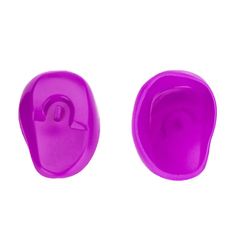 1 Pair Silicone Ear Cover Practical Travel Hair Color Showers Water Shampoo Ear Protector Cover For Ear Care