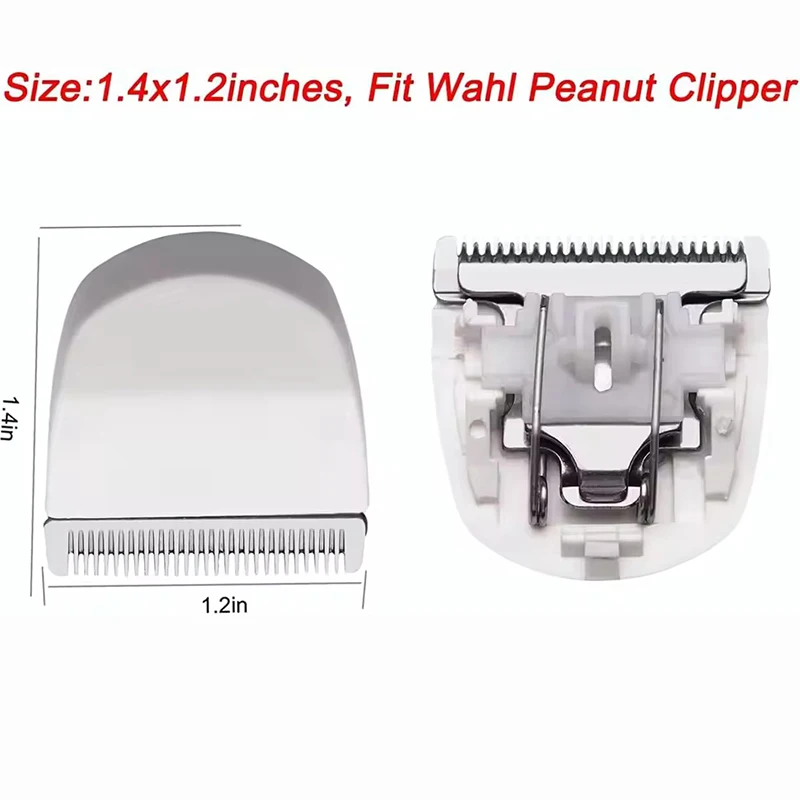 Professional Snap On Replacement Blades #2068-300 For Wahl Peanut 8685, 8655, 8663, 8685-1701 Hair Clippers/Trimmers