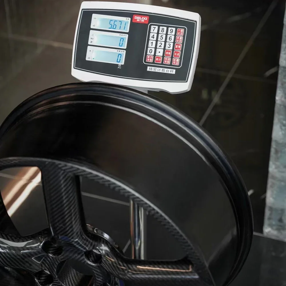 하이 퀄리티 맞춤형 건식 탄소 섬유 자동차 휠 허브, 테슬라용