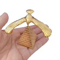 Balanced Eagle Pyramid Model Suspended Anti Gravity Bird Car Living Room Desktop Wine Cabinet Metal Jewelry Decorative Ornament
