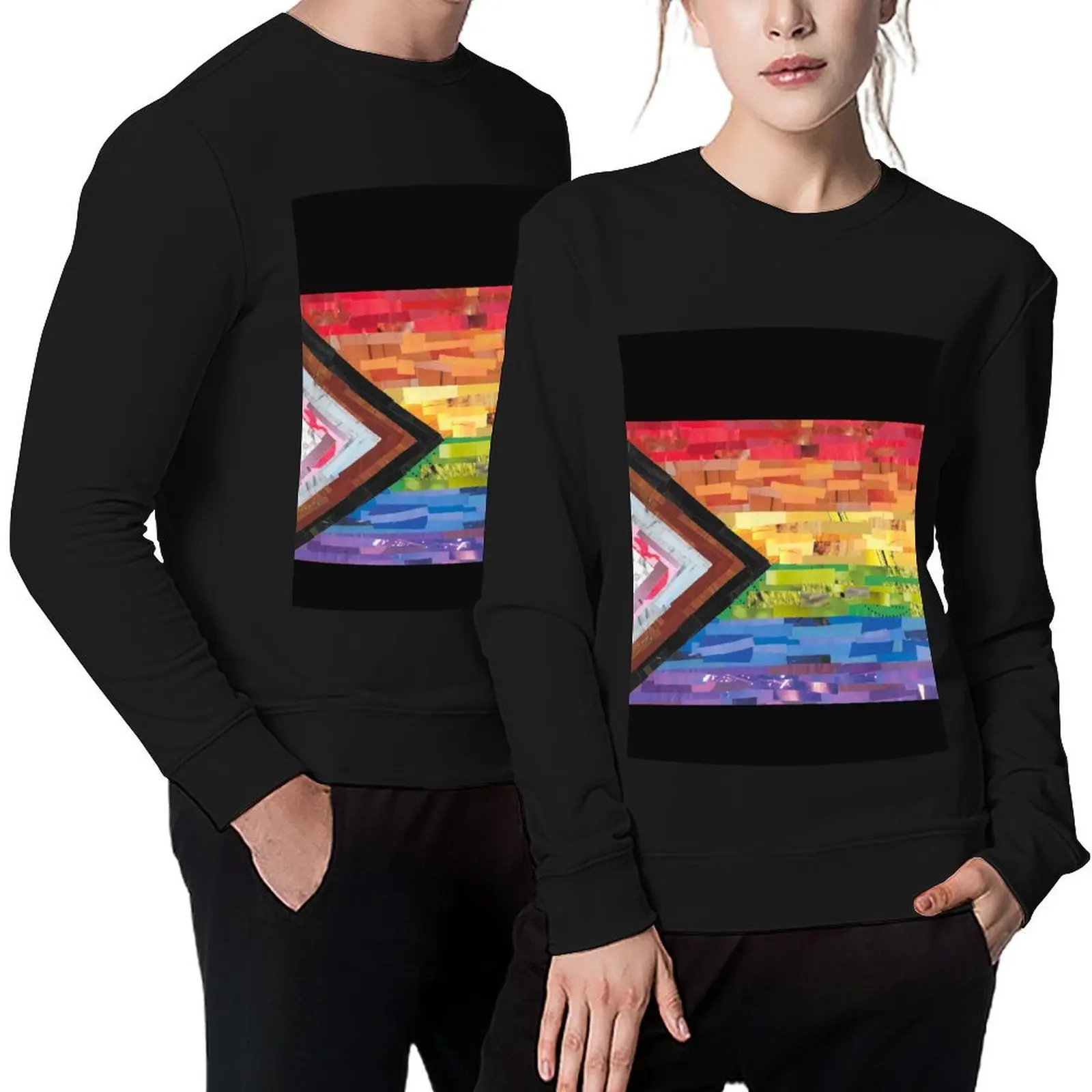 

Inclusive Pride Flag Pullover fashion men autumn new products men's clothing blouse hoody