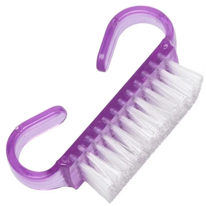 5 Pcs/set Color Random Hot Sales Nail Cleaning Clean Brush Tool File Manicure Pedicure Soft Remove image 6