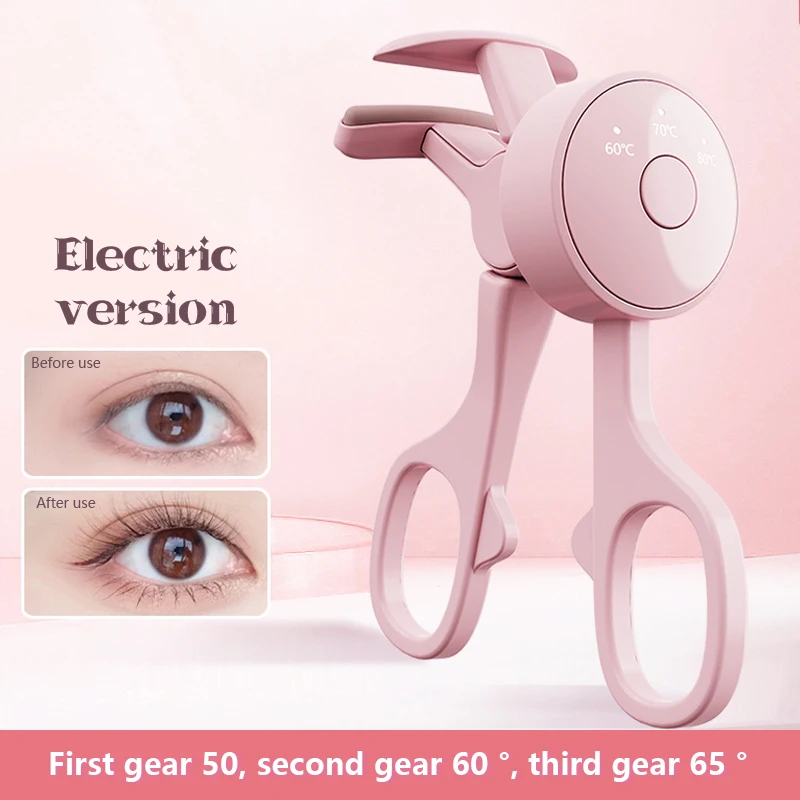 Electric Eyelash Curler Charging Model Fast Heating Portable Eye Lash Perm Shaping And Lasting Curling Thermal Eyelash Clip