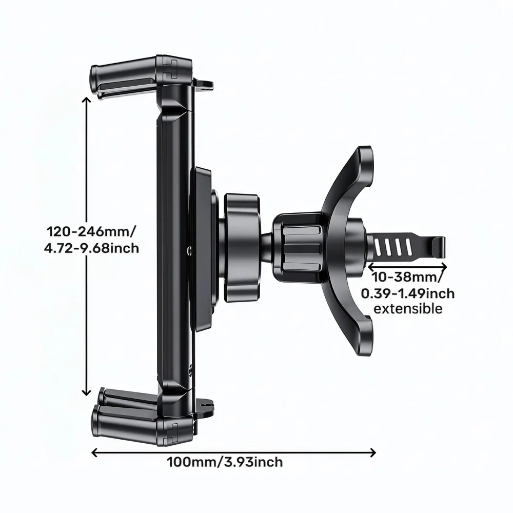 Car Mobile Phone Holder Car Air Vent Hook Mounted Stand For 7