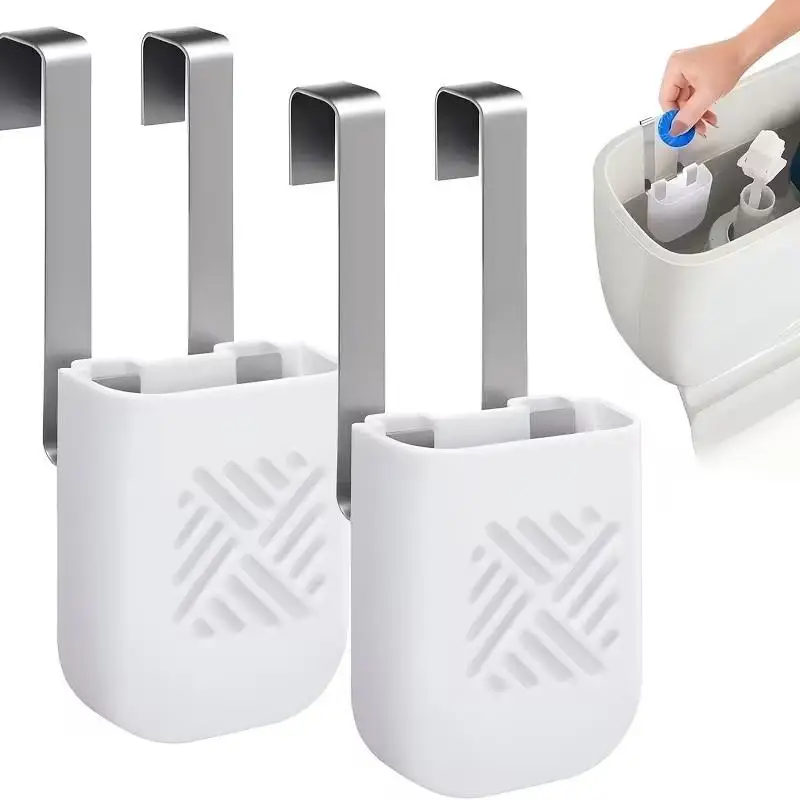 (BF06)Toilet Tank Cleaning Tablet Holder Toilet Bowl Tablet Hanging Organizer Tablet Bracket For Universal Toilet Cleaner Caddy