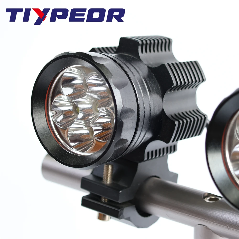 

TIYPEOR High Power Super Bright Spotlight Auxiliary Headlight CNC Aluminum Fog Lights For Motorcycle Off-road Driving LED Lamp