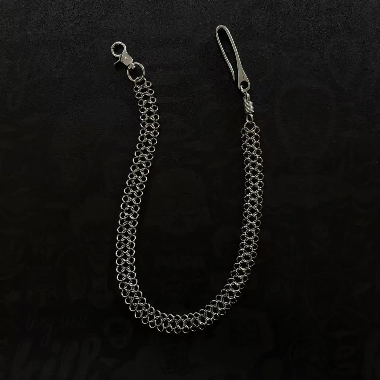 Simple And Stylish Double-Layer Keel Jeans Waist Unisex Hip-Hop Pants Chain, Bag Hanging Chain