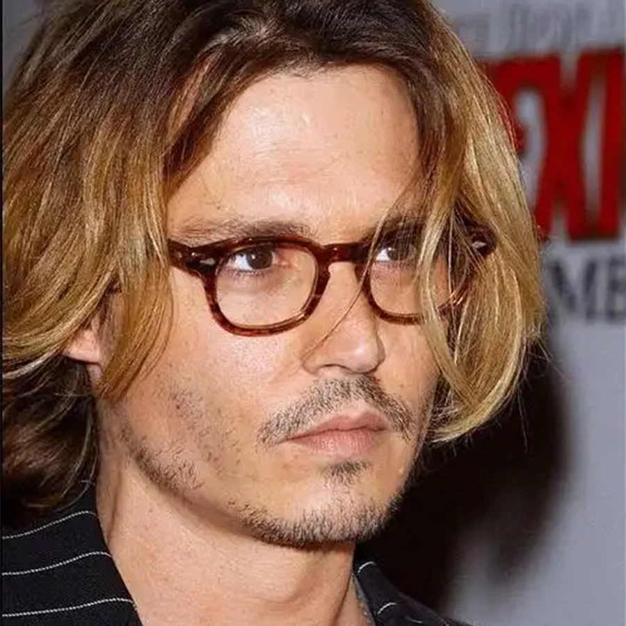 

Оптические очки для мужчин Johnny Depp Lemtosh, ацетатная оправа, высококачественные круглые ретро-очки, дизайнерские компьютерные очки