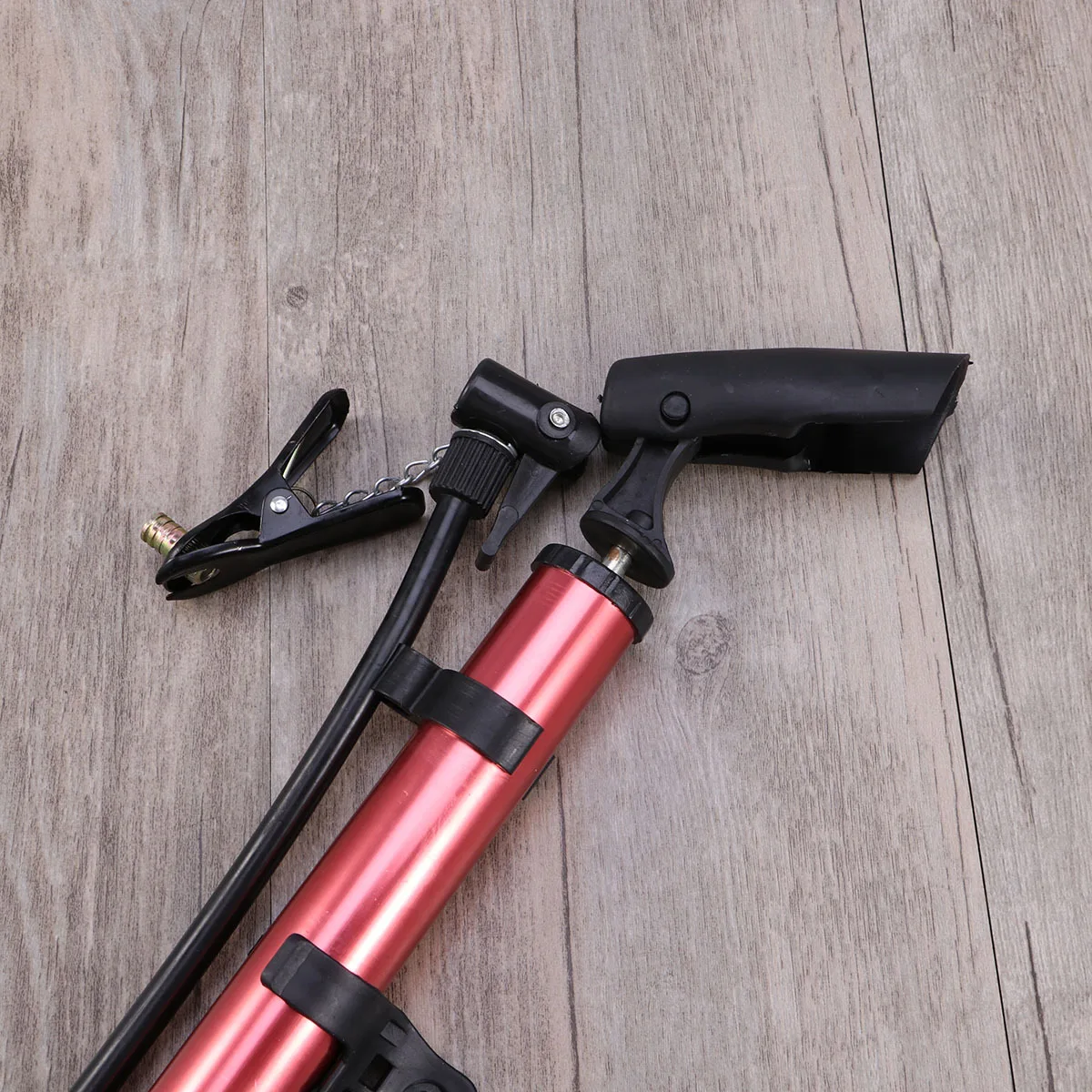 

Portable Bike Lightweight With Plastic Handle Multi-Valve For Tire Balloon Ball Inflatable Design Bike Air Pump