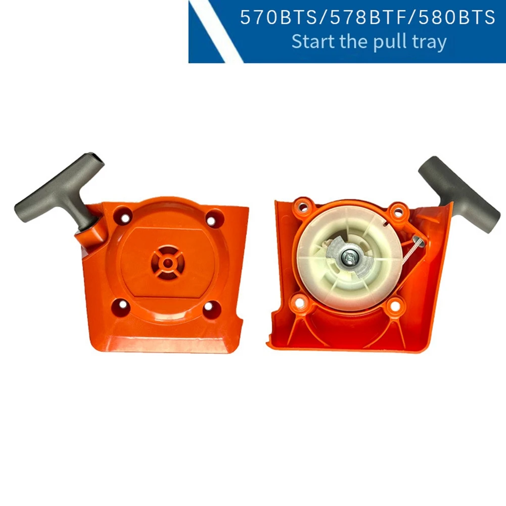 Lawn Mower Starter Recoil Assembly for Husqvarna 570BTS Pull Plate Husqvarna 580BTS Hair Dryer 578 580BTS Hand Puller