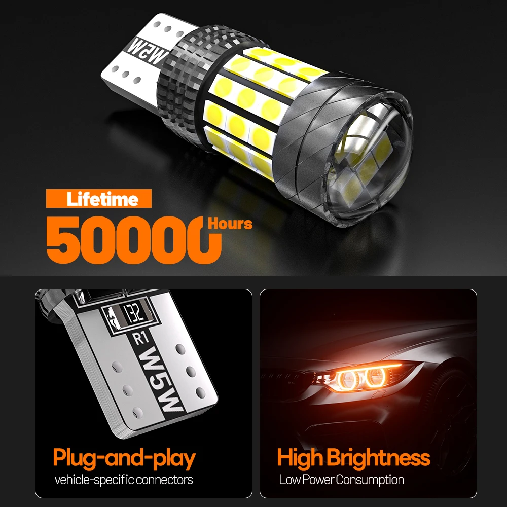 2 قطعة LED ضوء التخليص وقوف السيارات المصباح الكهربي W5W T10 194 2825 Canbus لكيا كارينز 1 2 3 4 ريو سيدونا سورينتو سول سبورتاج