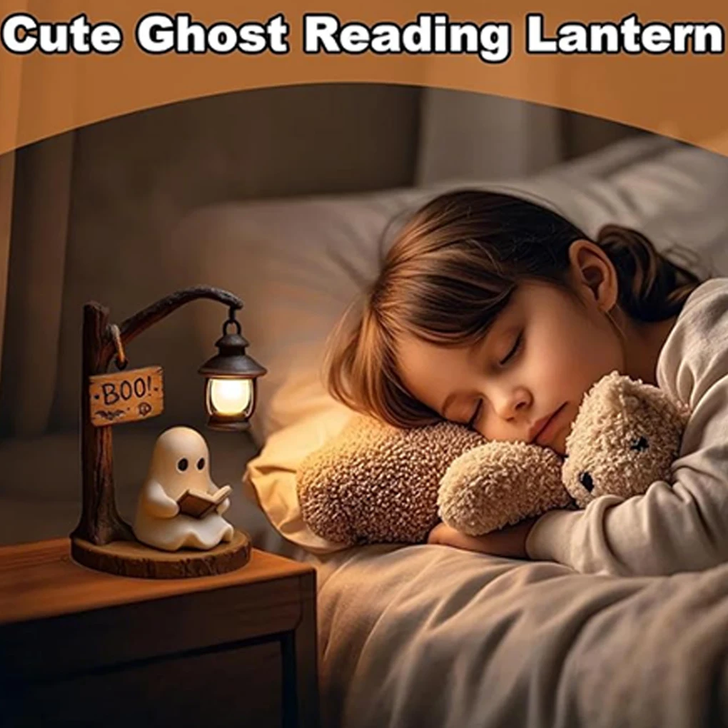 Durable Ghosts Campfire Nightlight Enhances Cafe And Amusement Park Experience Ghosts Reading Book Lamp Lights