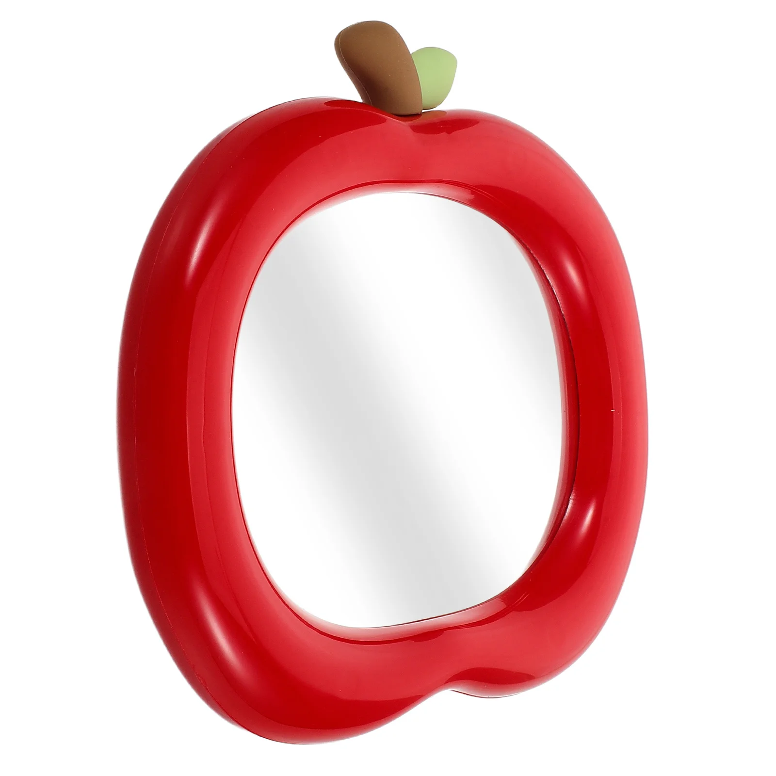 Small Desk Mirror Cute Portable Makeup Compact Adorable Stand for Women Girls Home Office Tabletop Decor Desk Mirror