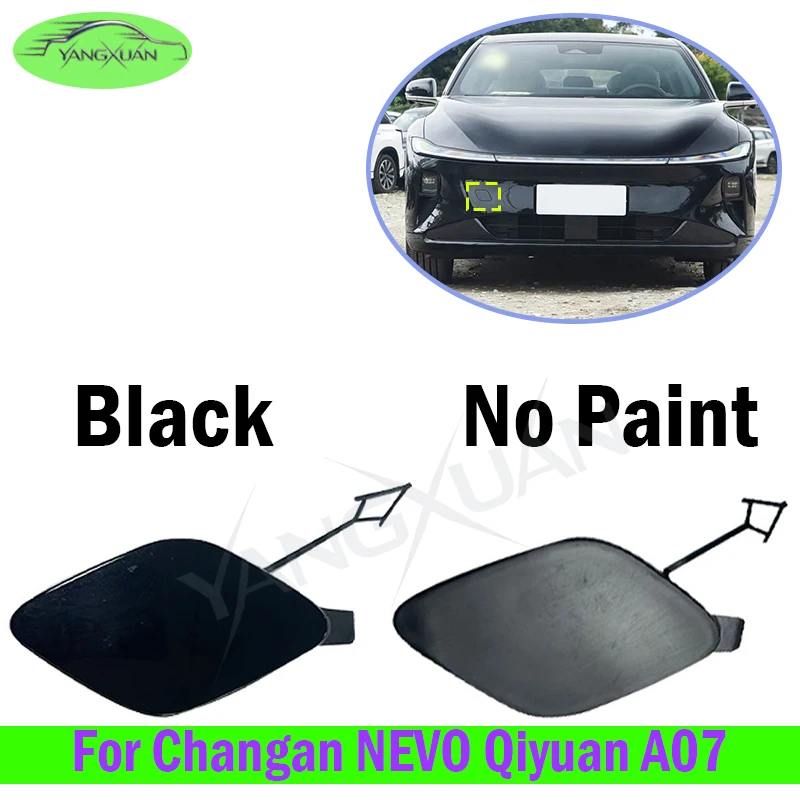 Car Front Bumper Tow Hook Cover Towing Eye Hole Lid Trim Panel For Changan NEVO Qiyuan A07