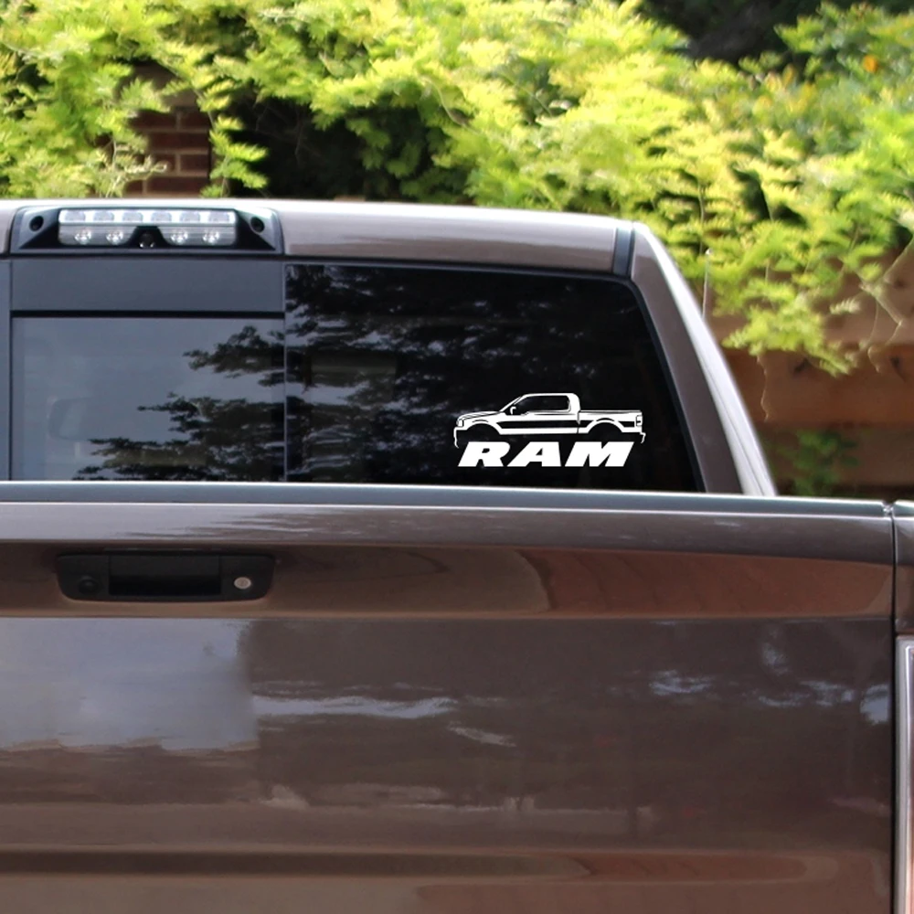 Car Window Side Sticker For Dodge RAM 1500 2500 3500 Rebel Pickup Style Decals Truck Vinyl Decor Cover Auto Tuning Accessories