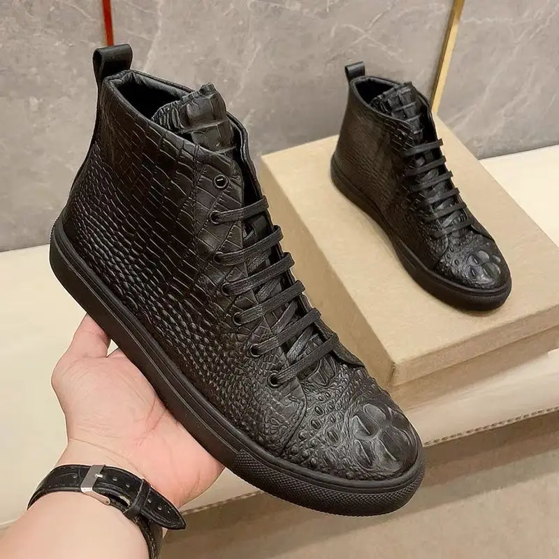 Top Hight Quality Mens Casual Sneakers Real Leather mens Brand Designer Tennis Shoes Classic Fashion Design running shoes