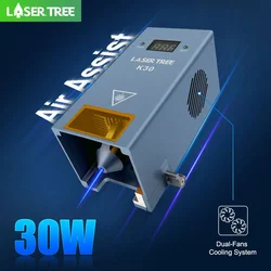 LASER TREE K30 módulo láser de potencia óptica con asistencia de aire TTL, cabezal láser de luz azul para grabado de corte DIY CNC, 30W