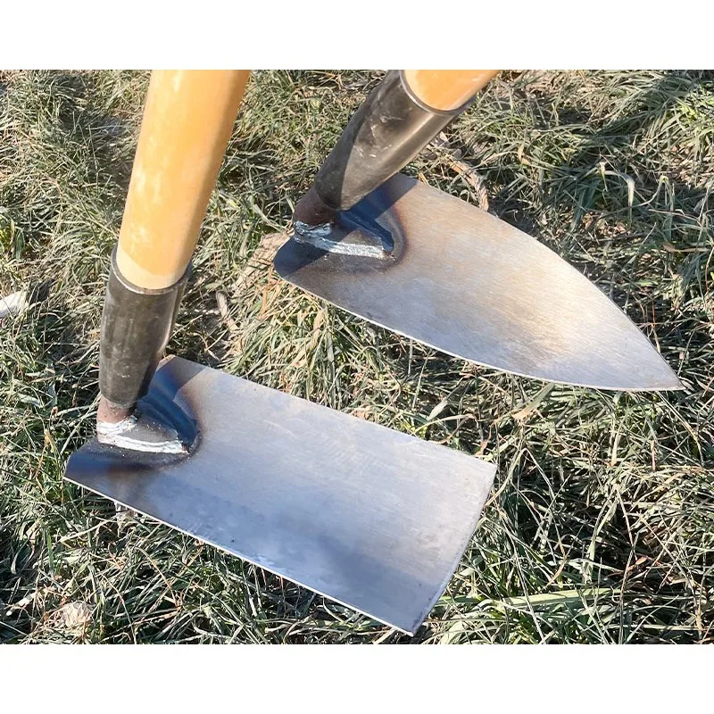 Big hoe household weeding and growing vegetables ditching tools digging soil over the ground loosening soil pickaxe