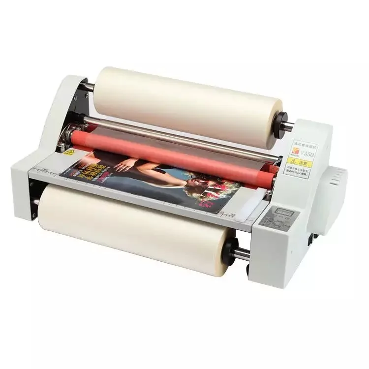 SONTO Desktop Double Side Laminating Machine V350 Cheap Price Hot Roll Laminating Machine