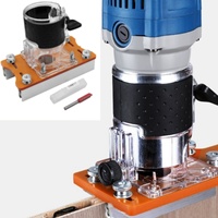 Woodworking 2 In 1 Slotting Bracket  - Invisible Fasteners Slotting Guide Base For Furniture Concealed Connector And Fastener