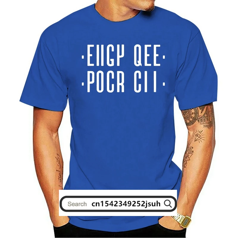

T Shirt Men Eiigy Qee Pocr Cii Women