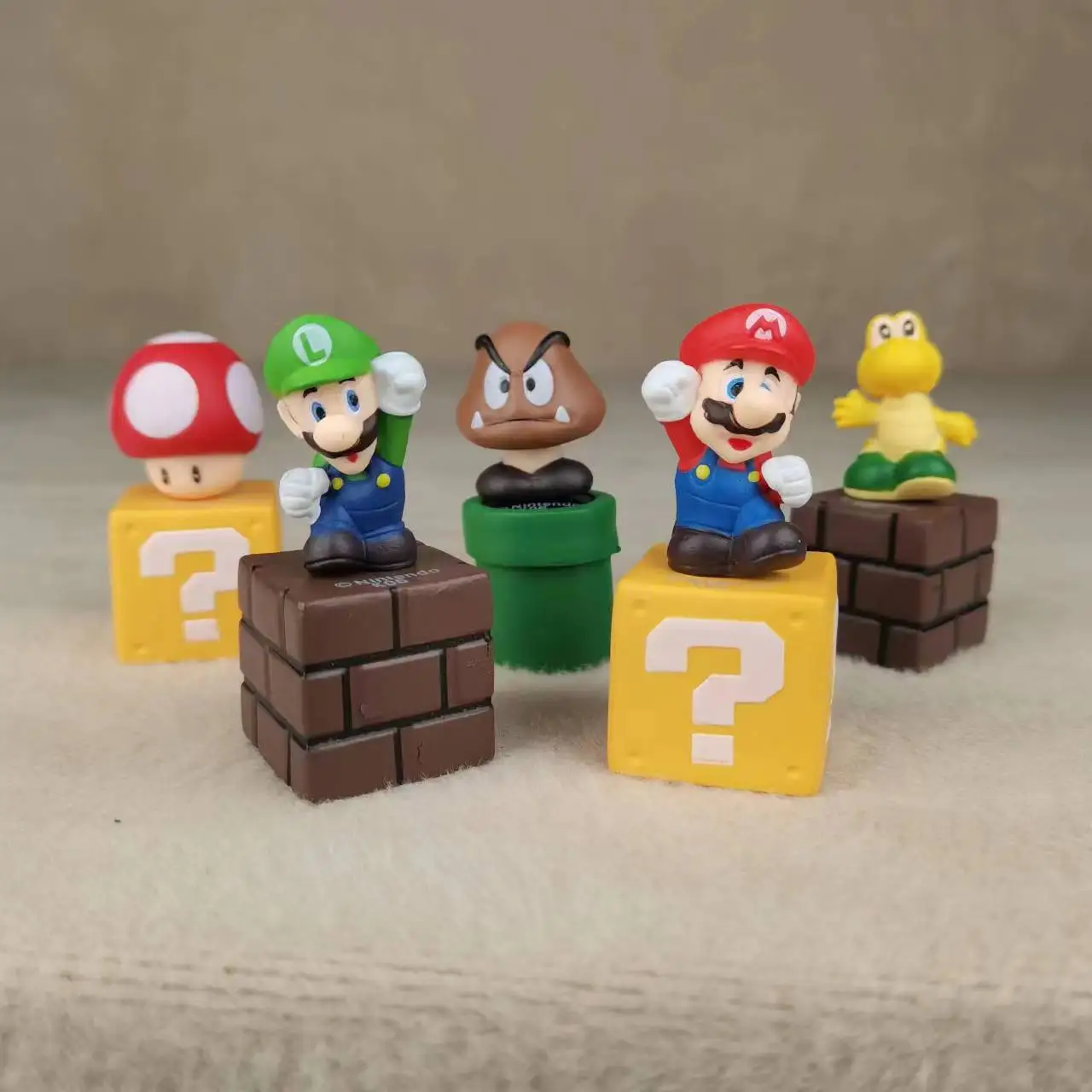 5 шт./компл., экшн-фигурка Super Marios, модель куклы, украшения для торта, автомобильные украшения, периферийные устройства в стиле аниме, детские игрушки