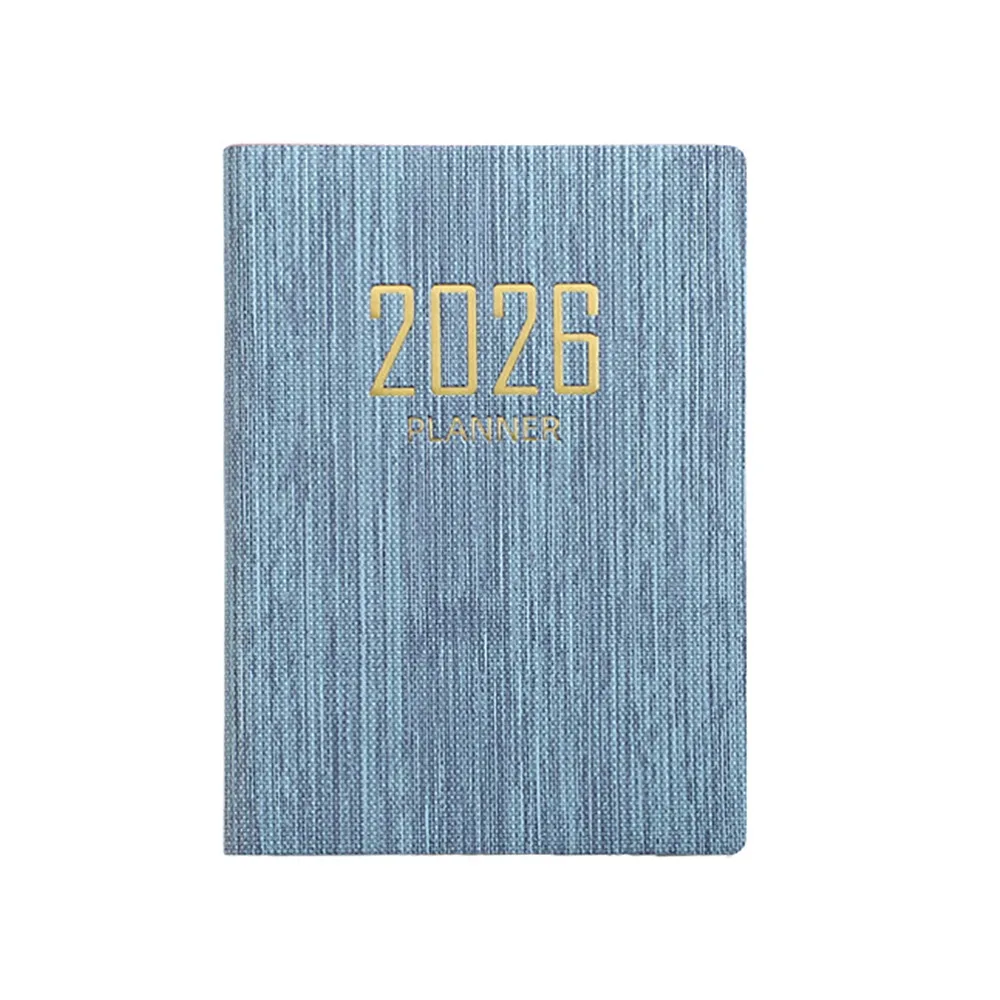 Journal 2026 A7 Planner Book Mini Portable 64 Sheets 128 Page Agenda Book Thin Design English Version Weekly Planner To Do List