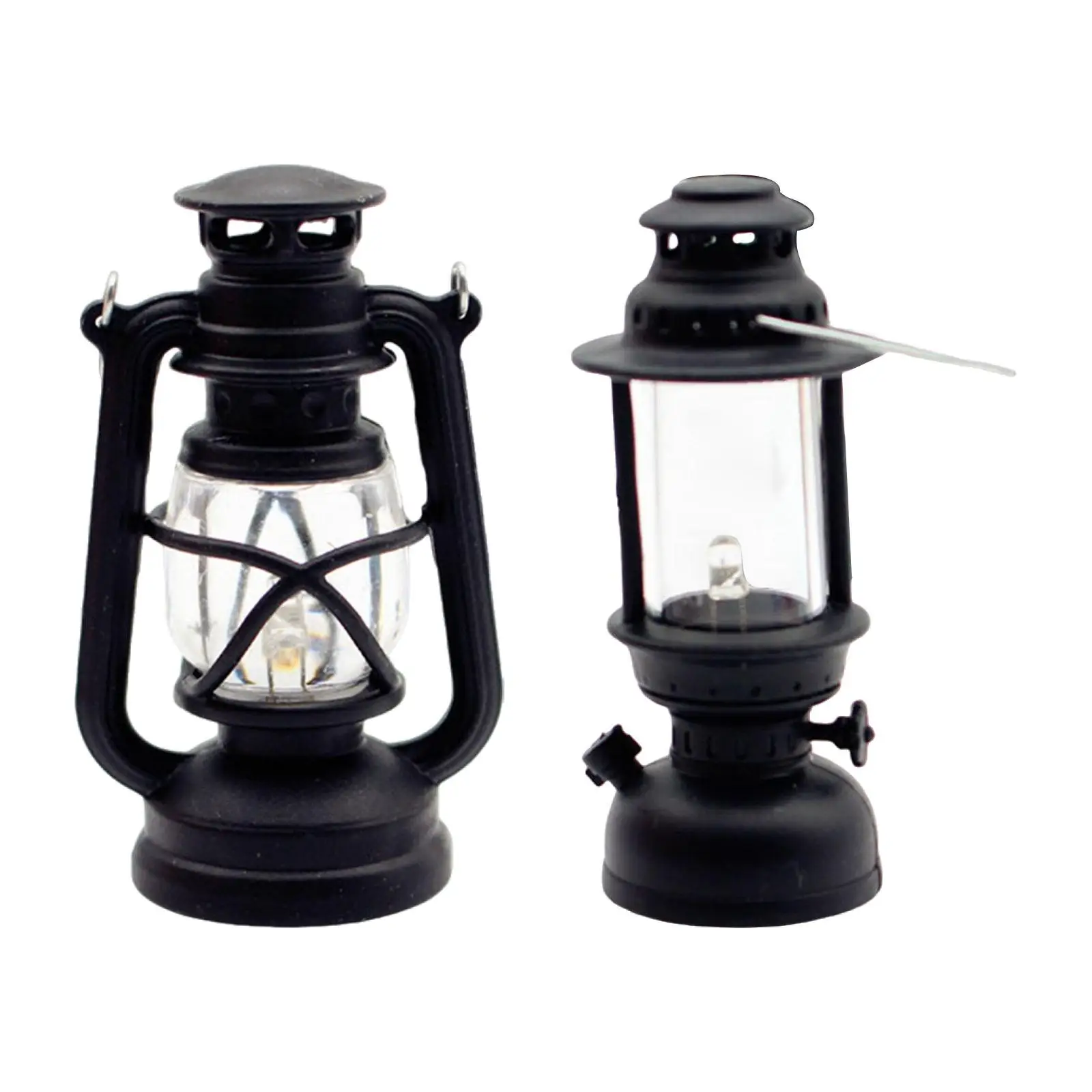 Dollhouse Lantern Multifunction DIY Parts Accessories Retro Dollhouse Furniture for Dining Room Home Store Office Living Room