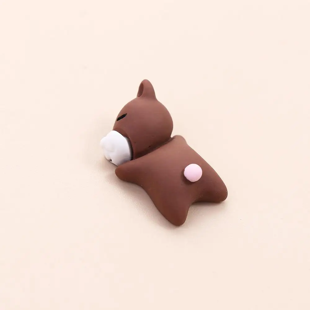 Accessories Cute Cartoon Bike Decor Bear Center Console Sleeping Animals Figure Car Decoration Car Ornaments Interior Ornaments